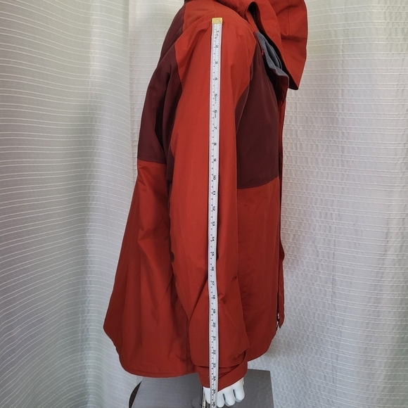 Columbia Interchange Jacket Wind Resistant Shell (No liner) Red/Dark Red Men's L - Picture 8 of 16